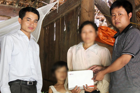 Hơn 20 triệu đồng đến với gia đình bị hãm hại