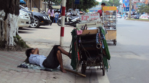 Những giấc ngủ nắng giữa Hà Nội