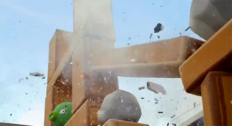 Sốt clip chơi game Angry Birds ngoài đời thực