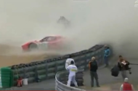 Clip tai nạn xe đua kinh hoàng tại Pháp