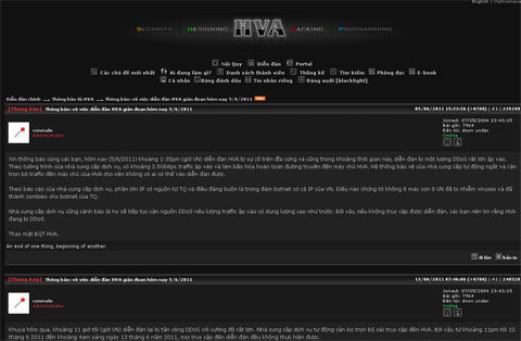 Diễn đàn hacker Việt bị hacker TQ tấn công