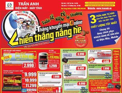 Tuần lễ khuyến mãi siêu rẻ tại Trần Anh