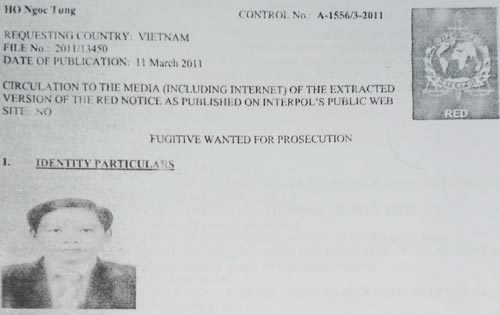 Truy nã quốc tế nguyên TGĐ tài chính Vinashin