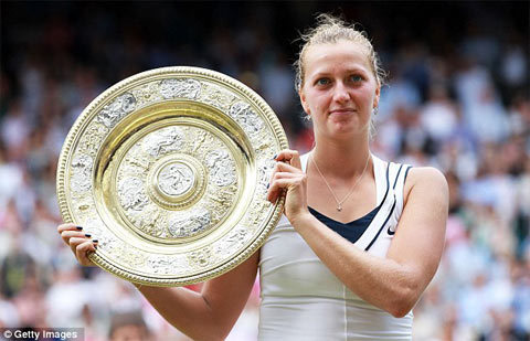 Hạ đo ván Sharapova, Kvitova đăng quang