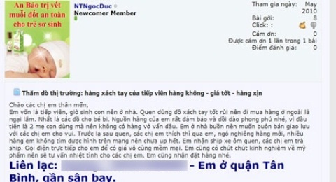 Đường 'bay' và chiêu 'kiếm lợi'... từ hàng xách tay