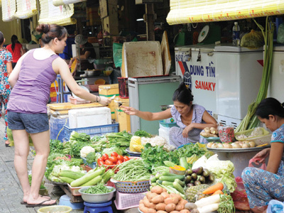Đi chợ... vừa sợ, vừa run