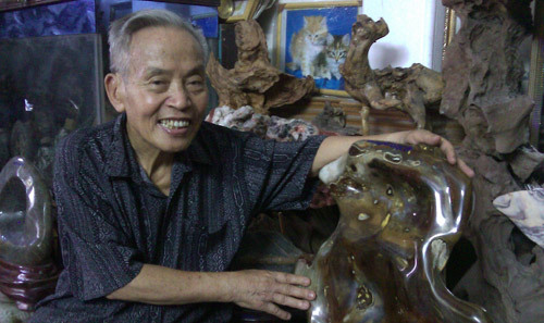 Phù phép đá màu thành đá phong thủy