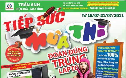 Trần Anh: Đoán đúng điểm thi đại học trúng laptop