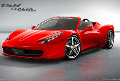 Mui trần Ferrari 458 Italia Spyder lộ diện