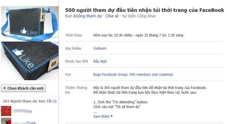 Nhận quà miễn phí, “mánh” lừa mới trên Facebook