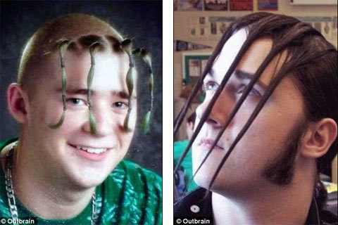 Những kiểu tóc kinh dị hiếm có