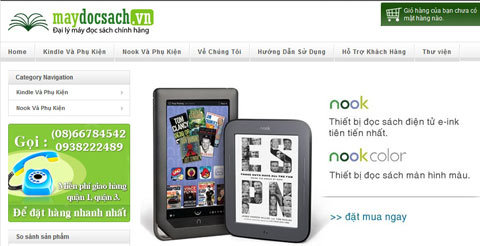 Thị trường máy đọc sách: Hậu mãi làm tăng thương hiệu