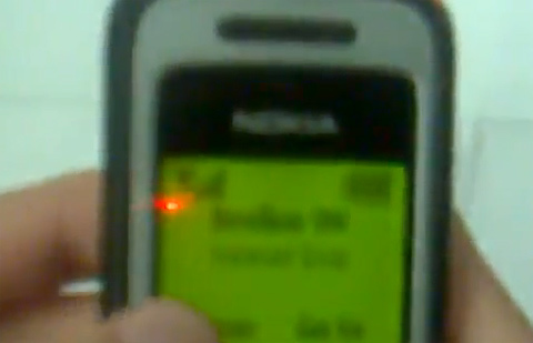 Nokia cổ 1200 có màn hình cảm ứng như iPhone