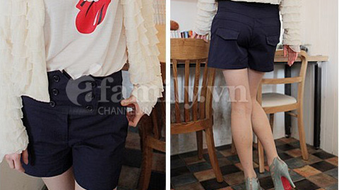 Diện quần short khoe chân thon