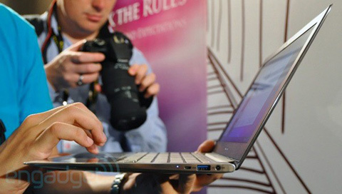 Siêu laptop Ultrabook chuẩn bị lên kệ