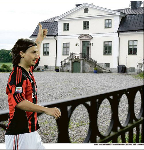 Ibrahimovic săn biệt thự cổ và xế khủng