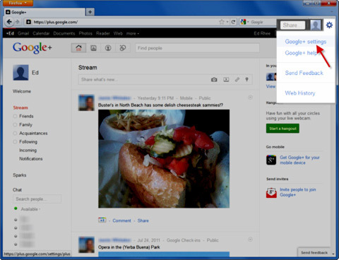 Cách xoá tài khoản Google+