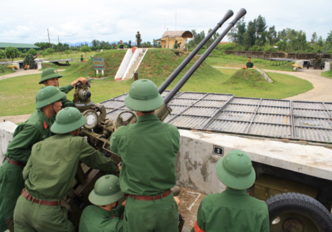 Tháng 8 ở Lữ đoàn pháo phòng không trên quê Bác