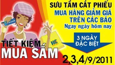 Tích phiếu tiết kiệm, mua sắm thả ga ở siêu thị HC