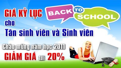 Nam Á Laptop Plaza giảm giá 20% mừng tân HSSV