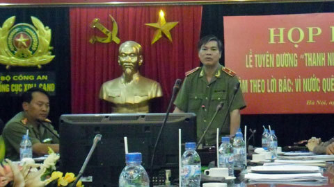 Tuyên dương 34 thanh niên công an tiêu biểu