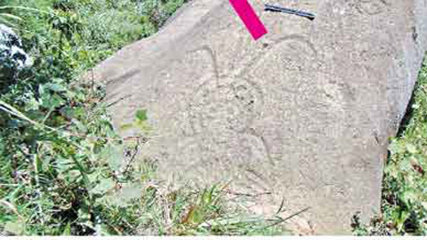 Xuất hiện chân dung người ngoài hành tinh trên đá?