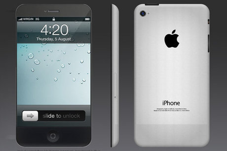 Màn hình iPhone 5 có nút Home lớn lộ diện