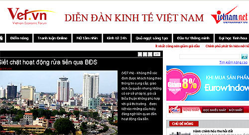 Tạm truy cập Diễn đàn Kinh tế tại địa chỉ mới