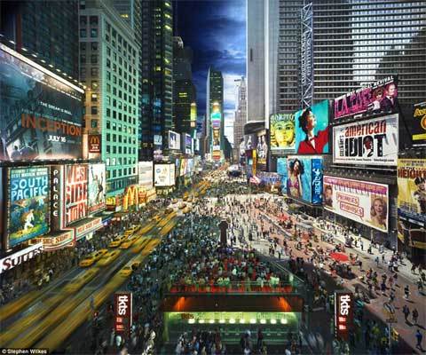 New York từ sáng tới tối chỉ trong một bức ảnh