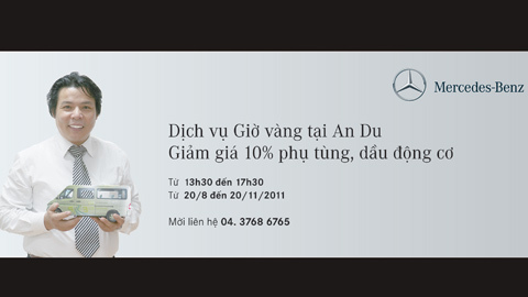 Mercedes Benz ưu đãi khách hàng dòng xe sang
