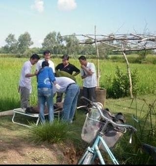 Phát hiện xác chết giữa đồng