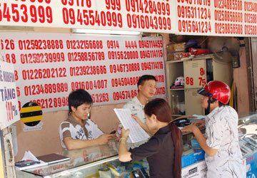 Kinh doanh sim số đẹp đến thời phá sản