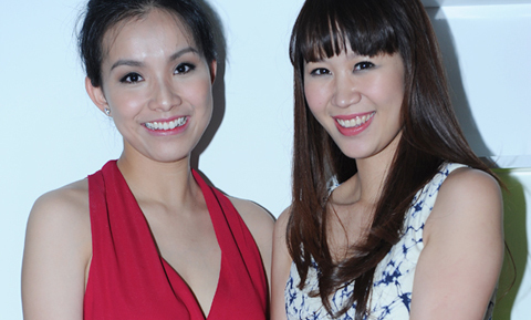 Hoa hậu Thùy Lâm hội ngộ người đẹp Dương Thùy Linh
