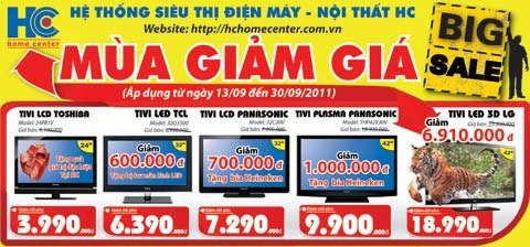 Điện máy chuẩn bị cho cao điểm mùa giảm giá
