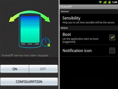 Khóa điện thoại Android chỉ bằng cách lắc nhẹ máy