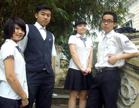 Đồng phục tiền triệu của học sinh trường Bưởi