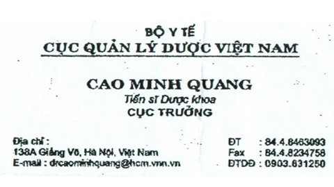 Thứ trưởng Bộ Y tế tự phong bằng tiến sĩ
