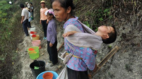 Khốn khổ vì hạn hán ở tây nam Trung Quốc