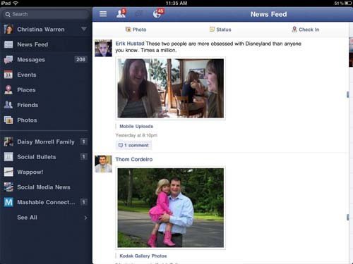 Facebook cho iPad sẽ sớm lộ diện