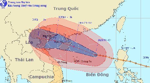 Bão cấp 12 vào Quảng Ninh - Thái Bình