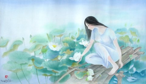 Nguyễn Thị Tâm 55 năm thì thầm với sen