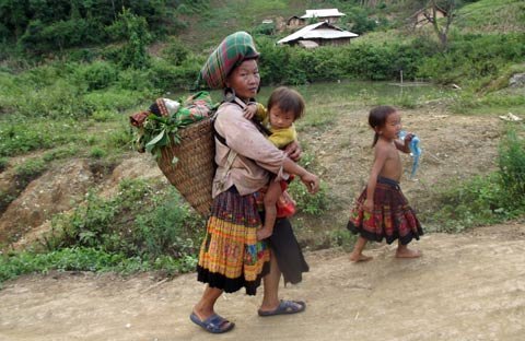 Hành trình ‘bò tứ chi’ và bất ngờ ở bản Lung Tang