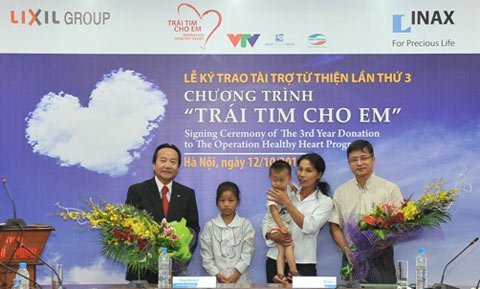 Thêm 1,2 tỷ đồng cho chương trình “Trái tim cho em”