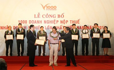 Công bố 1000 DN đóng thuế nhiều nhất 2011
