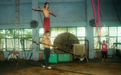 Những tai nạn bất thình lình ở xiếc người