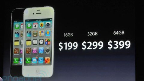 Giá thành iPhone 4S chỉ có 188 USD