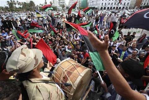 Dân Libya mừng trước cái chết của Gaddafi