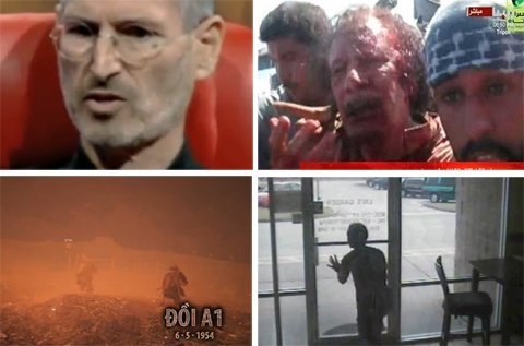 10 clip 'nóng' nhất tuần: Những phút cuối của Gaddafi