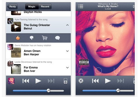 Nghe nhạc thông qua mạng xã hội trên iPhone