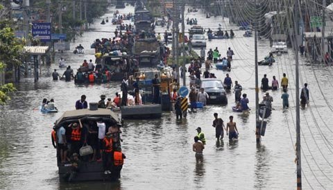 Bị lụt đe dọa, Thái Lan nhờ quân đội Mỹ giúp